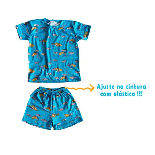 Pijama Infantil Calor Fresquinho Verão Menina Menino - Image 7