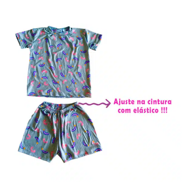 Pijama Infantil Calor Fresquinho Verão Menina Menino - Image 9