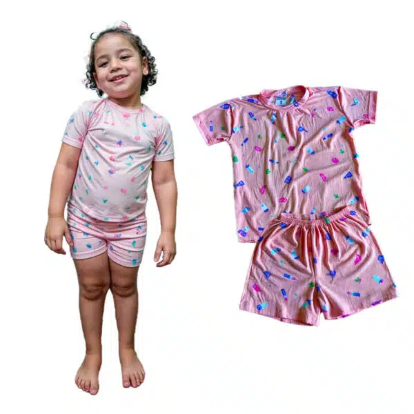 Pijama Infantil Calor Fresquinho Verão Menina Menino - Image 5