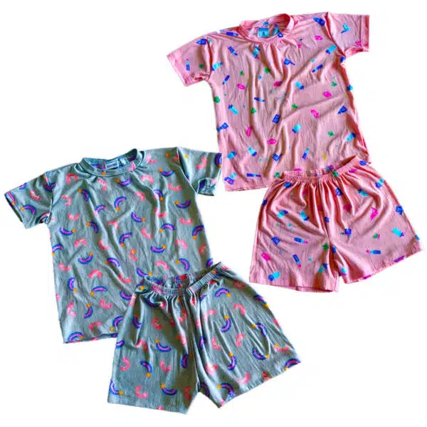 Pijama Infantil Calor Fresquinho Verão Menina Menino - Image 3